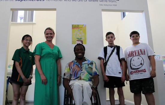 Ade Adepitan opens new sensory room