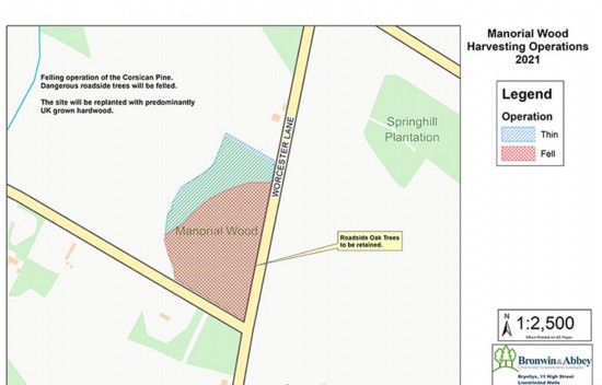 Manorial Wood Operations Map