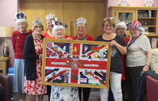 Residents hold coronation tea party